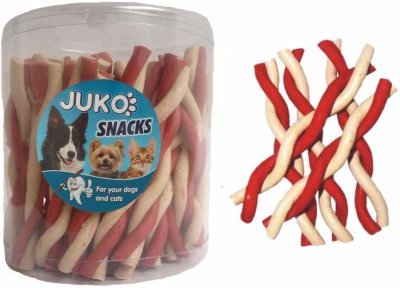 Jerky tyčinka kroucená Vanilka & hovězí JUKO Snacks (50 ks)