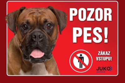 Cedulka plast BOXER