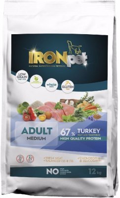 IRONpet Dog Adult Medium Turkey (Krocan) 12 kg