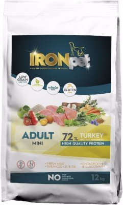 IRONpet Dog Adult Mini Turkey (Krocan) 12 kg