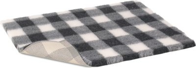 Vetbed protiskluz / Drybed šedá kostka 100 x 75 cm, vlas 30 mm
