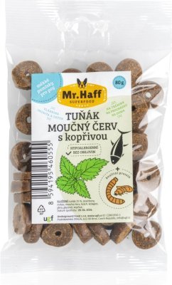 Tuňák moučný červ s kopřivou 80 g