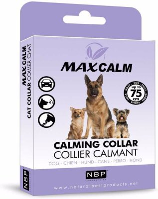 Max Calm Collar Dog zklidňující obojek proti stresu Pes