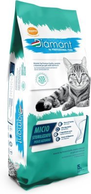 Diamant Cat Micio Sterilised Modrá ryba 15 kg