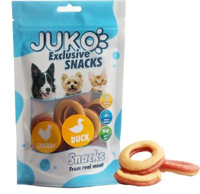 Chicken & Duck Doughnuts JUKO Snacks 70 g