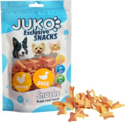 Chicken & Duck Chips JUKO Snacks 70 g