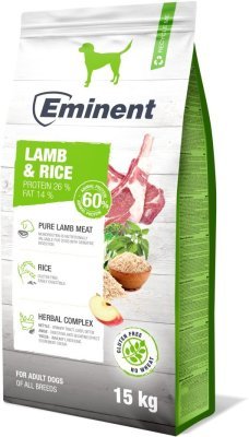 Eminent Dog Lamb & Rice 15 kg