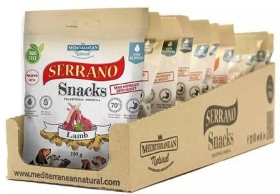 Serrano Snack Dog Lamb 100 g (12 ks)