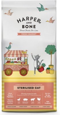Harper and Bone Cat Sterilised čerstvé z trhu 5 kg