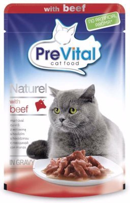 PreVital Naturel hovězí, kapsa 85 g