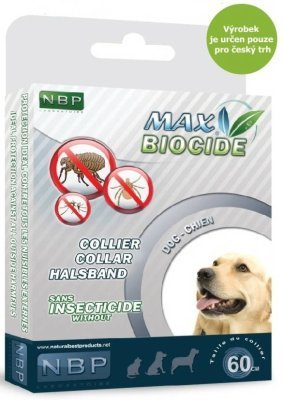 Max Biocide Collar Dog repelentní obojek, pes 60 cm !CZ!