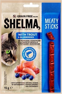 Shelma Sticks se pstruhem a borůvkami GF 15 g