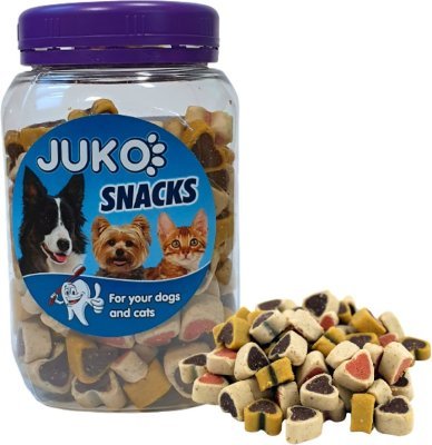 Mini Srdíčka Soft MIX JUKO Snacks 280 g
