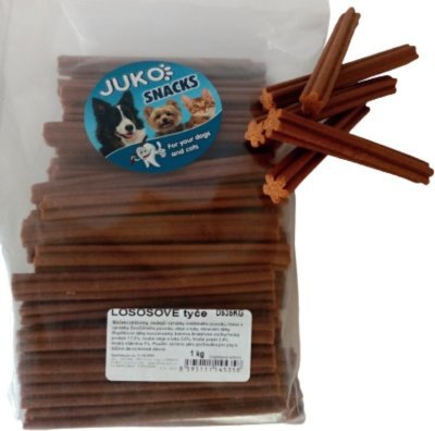 Lososové tyče JUKO Snacks 1 kg (cca 83 ks)