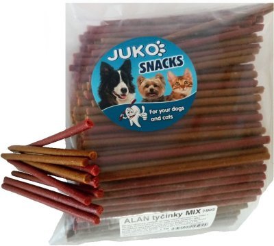 Alan tyčinky MIX JUKO Snacks 1 kg (cca 340 ks)