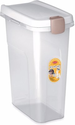 Barel Stefanplast s víkem 25 l/12 kg - průhledný
