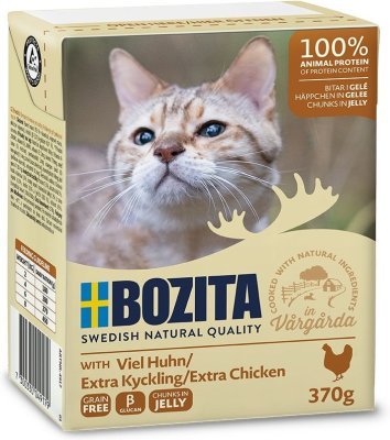 Bozita Cat kousky v želé s kuřecím, tetrapak 370 g