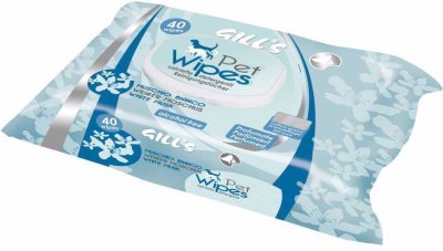 GILLS vlhčené ubrousky White Musk (40 ks)