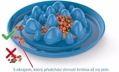 Miska proti hltání kaktus Georgeplast