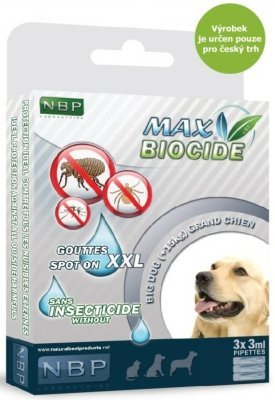 Max Biocide Spot-on Dog XXL repelentní kapsle, pes 3 x 3 ml !CZ!