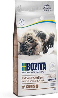 Bozita Cat Indoor & Sterilised Reindeer (sob) GF 10 kg