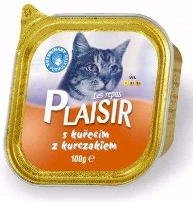 Plaisir Cat kuřecí, vanička 100 g