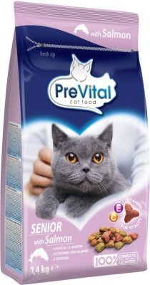 PreVital kočka senior losos 1,4 kg
