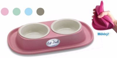 Dvojmiska plast soft touch