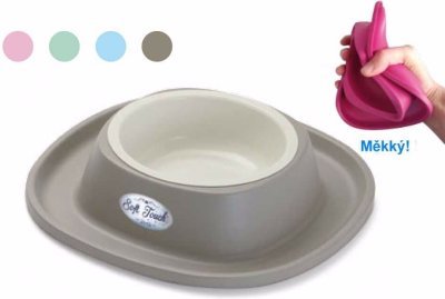 Miska plast soft touch velká