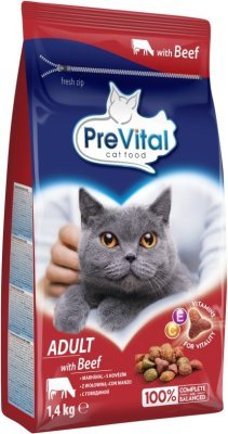 PreVital kočka hovězí 1,4 kg