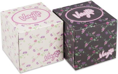 Kapesníky papírové 3vrstvé 60ks v krabičce CUBE BOX
