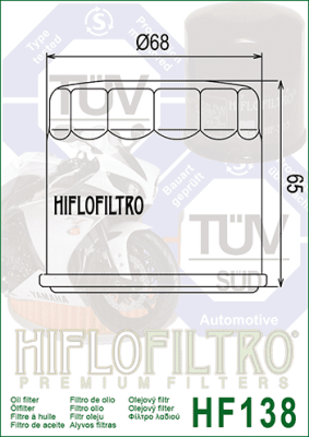 Olejový filtr HIFLOFILTRO HF138