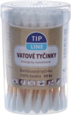 Tip Line vatové tyčinky (50ks/kra) papírové
