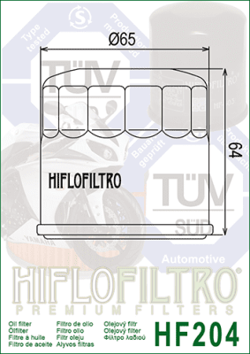 Olejový filtr HIFLOFILTRO HF204