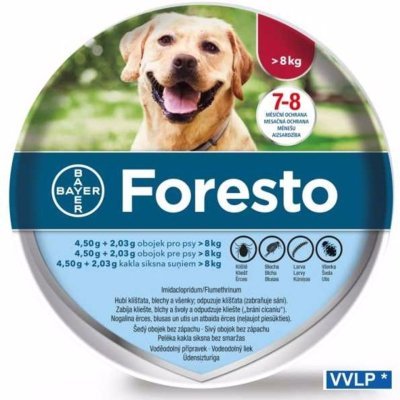 Foresto obojek pro psy nad 8 kg 4,50 + 2,03 g