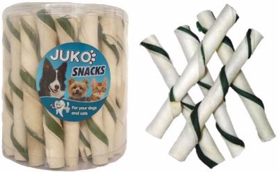Trubička bílá Mint JUKO Snacks (35 ks)