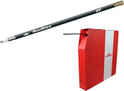 Bowden Sunrace ocb2p brzdový 5mm x 50m černý role