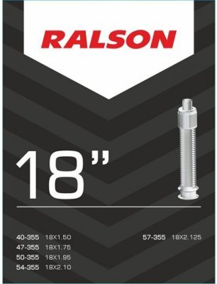 Duše Ralson 18"x1.5-2.125 (40/57-355) dv/22mm