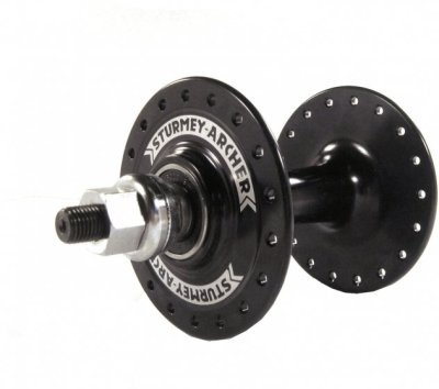 Náboj Sturmey-Archer hbt30f přední 32d alu černý