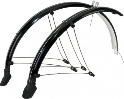 Blatníky M-Wave 26" šíře 60mm + dynamo kabely černé servisní balení