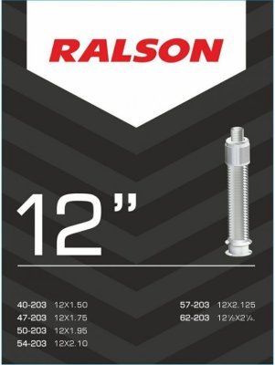 Duše Ralson 12" x 1.5–2.125 (40/57-203) – DV 22 mm