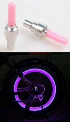 Čepička ventilku led červená