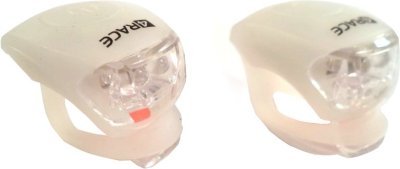 Blikačka přední+zadní 4RACE ls03 silicon bílé