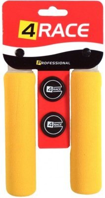 Gripy 4RACE pěnové tvrzené 130mm žluté