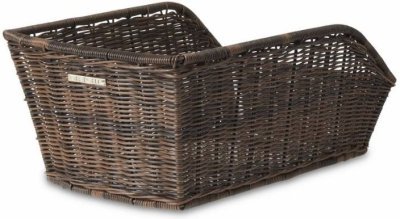 Koš BASIL cento rattan look nosičový syntetický hnědý