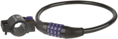 Zámek M-Wave 12x600mm kódový splétaný