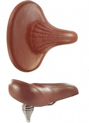 Sedlo pružiny DDK retro design extra široké hnědé
