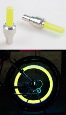 Čepička ventilku led žlutá