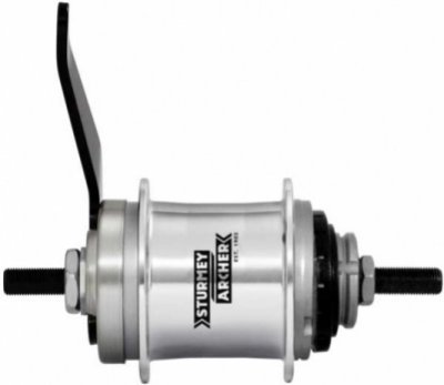 Torpedo Sturmey-Archer s1c 32d alu stříbrný