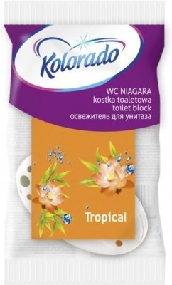 Kolorado WC Niagara toilet block in basket 35 g, TROPICAL